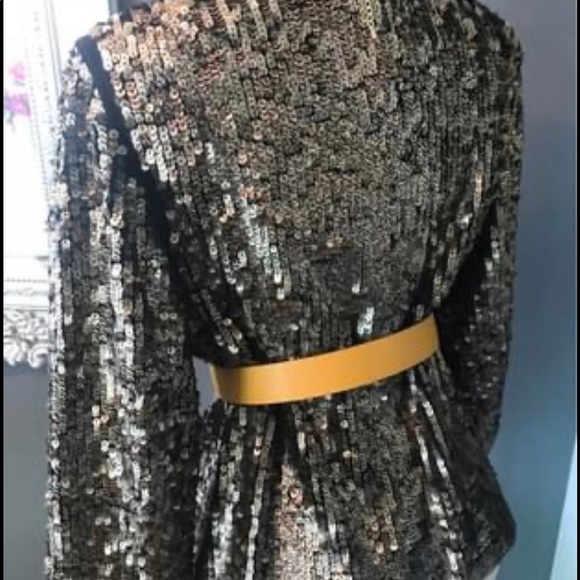 ๐๐๐ BNWT TALBOTS BRONZE SEQUIN BLAZER / JACKET SIZE 14 ๐๐๐ - Picture 8 of 8